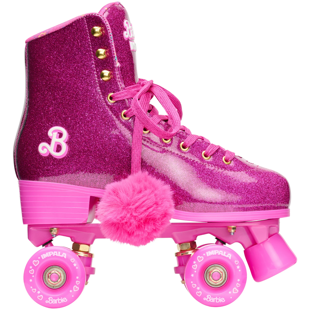 Impala Women Quad Roller Skate, 2024 Leopard, Pink Wheels Size 8, NWB