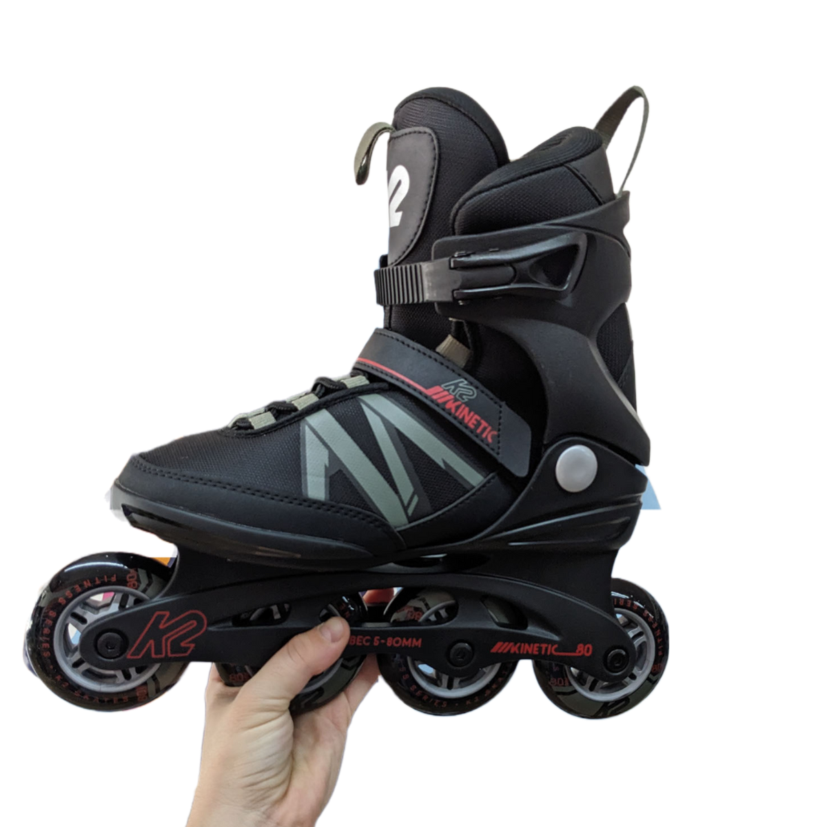 K2 Kinetic hotsell 80 Inline Skates Mens Sz 12.5 Black/Grey