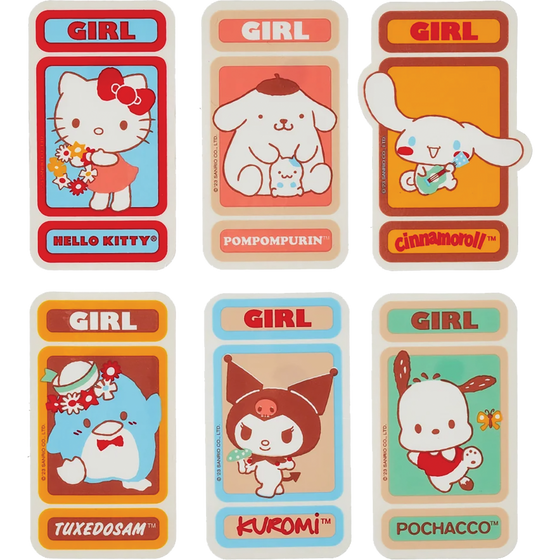 GIRL HELLO KITTY TEAM KITTY STICKERS