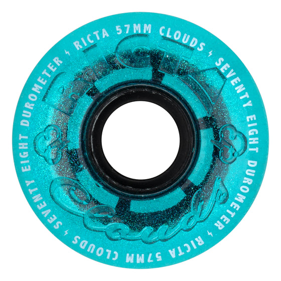 Ricta Cloud Skateboard Wheels - Iridescent Blue