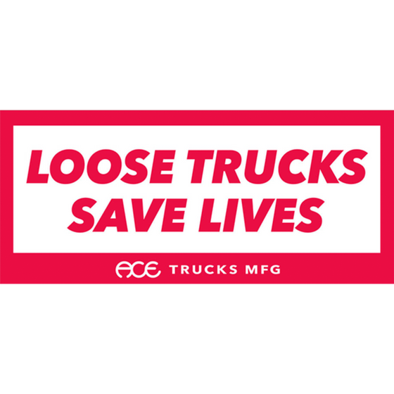 Ace Trucks Save Lives Sticker