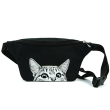  Peeking Cat Fanny Pack