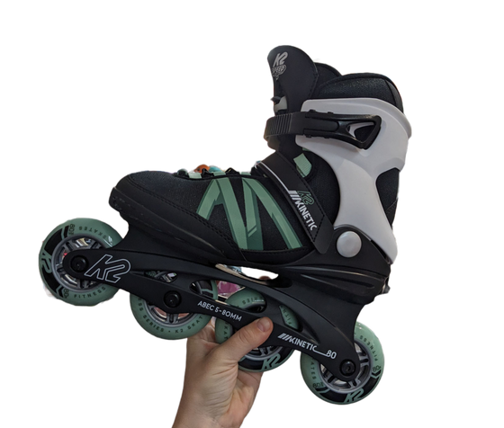 K2 Kinetic 80 Pro Women's Inline Skates - Sage -