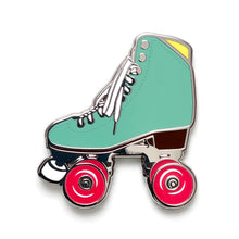  Smarty Pants Paper Roller Skate Pin - Sea Foam