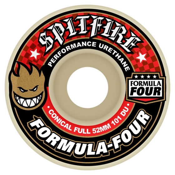 Spitfire Formula Four Conical Full 101 Wheels - Assorted Sizes -