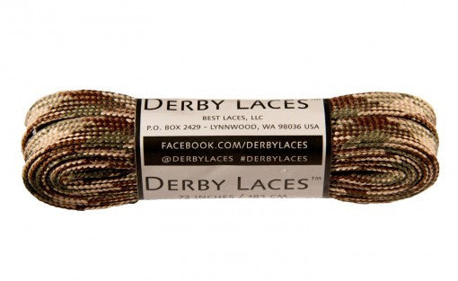 Derby Waxed Laces (Camo)