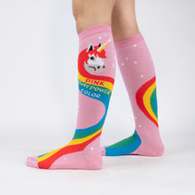  Sock It To Me Rainbow Mane Knee High Socks