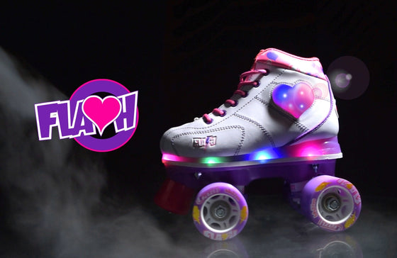 Crazy Flash Skate (White/Purple)