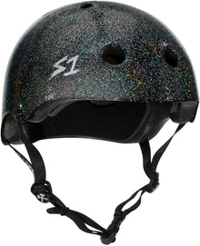  S1 MEGA LIFER HELMET - BLACK GLOSS GLITTER