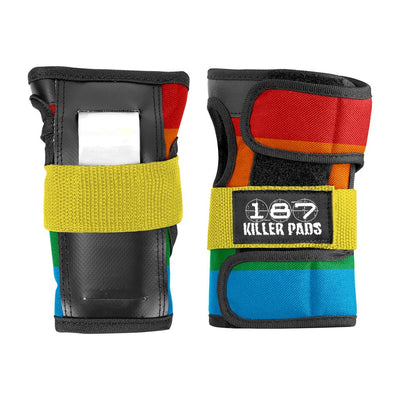 187 Killer Pads Wrist Guard - Rainbow -