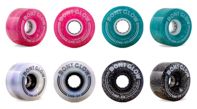 Bont Glow Light Up LED Roller Skate Wheels  - Assorted Colors -