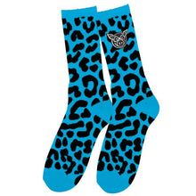  Pig Socks - Blue Leopard -